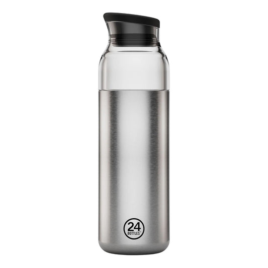 Casa Carafe Brushed Steel 24bottles