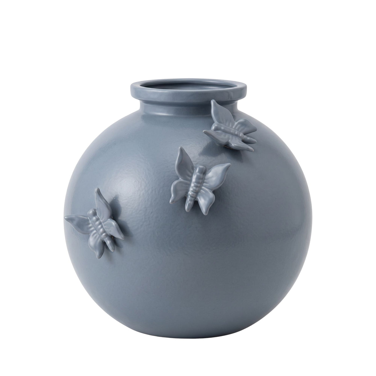 Vaso sphere grigioazzurro Rebirth