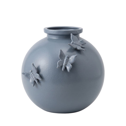 Vaso sphere grigioazzurro Rebirth