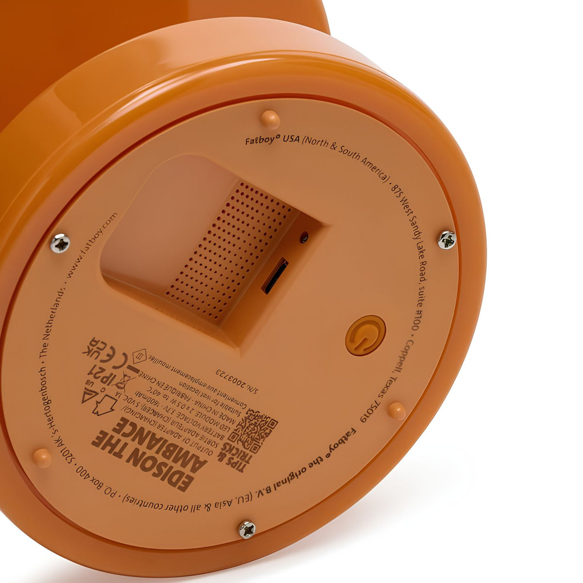 Edison the Ambiance sunny orange Fatboy