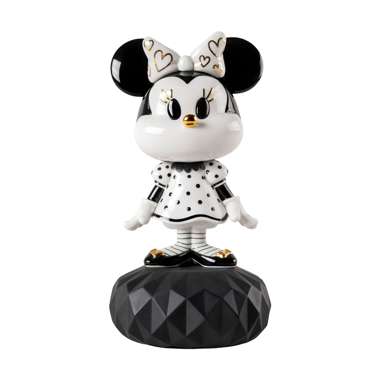 Scultura Minnie in black and white Lladro'