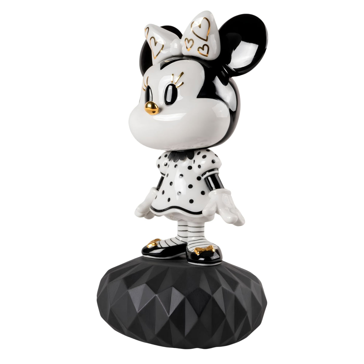 Scultura Minnie in black and white Lladro'