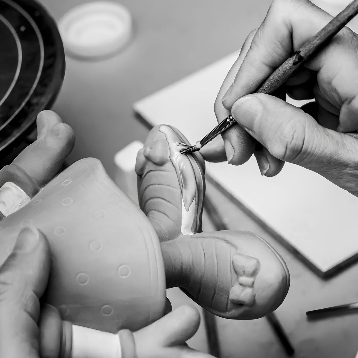 Scultura Minnie in black and white Lladro'