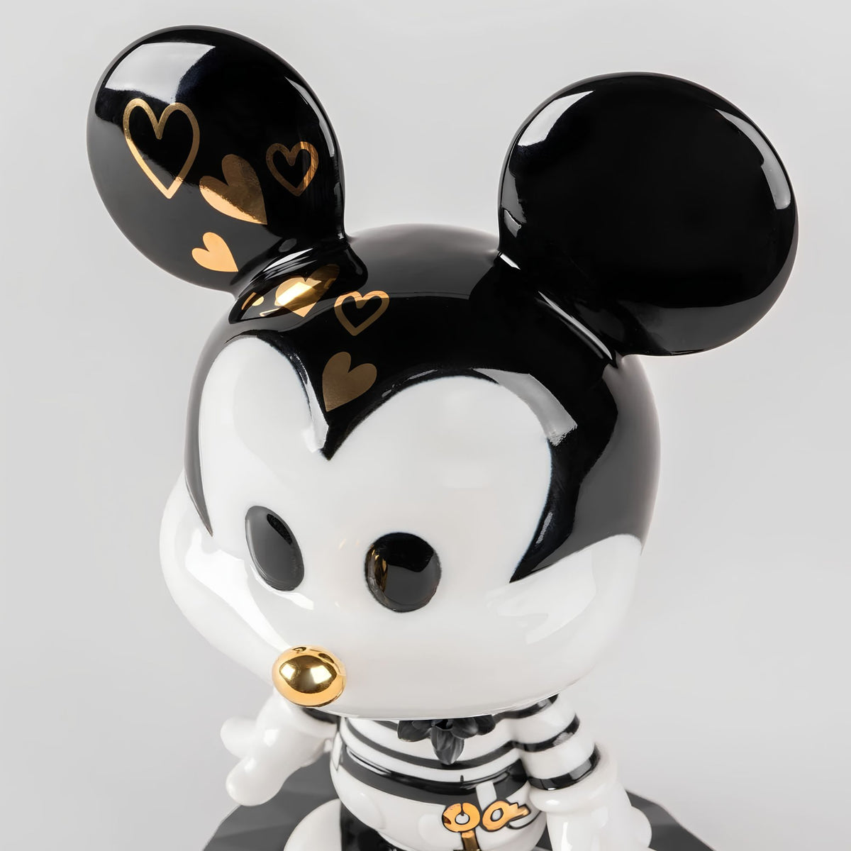 Scultura Mickey in black and white Lladro'