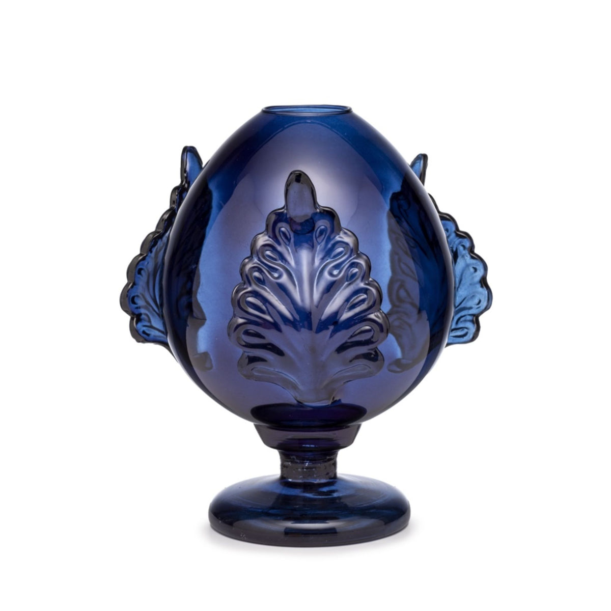 Vaso pumo vetro blue 25 cm Lamart