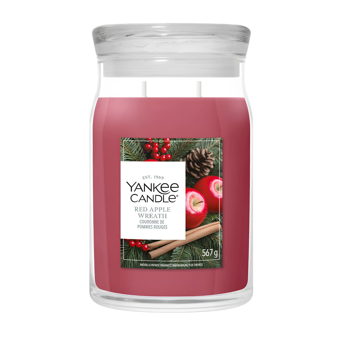 Candela Red Apple Wreath Yankee Candle