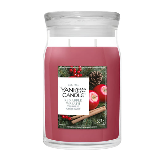 Candela Red Apple Wreath Yankee Candle