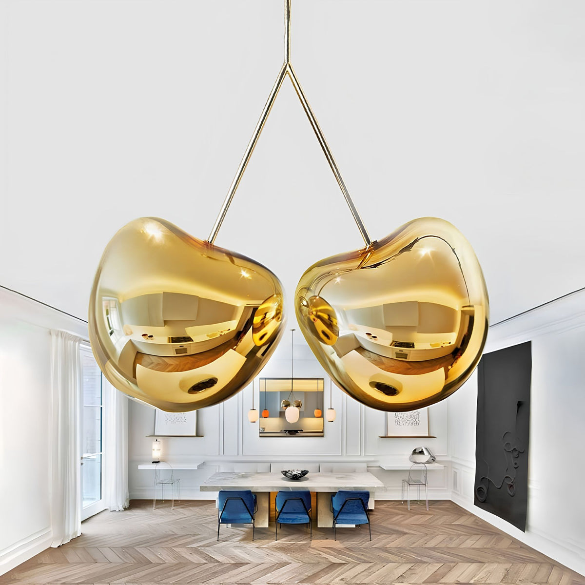 Cherry Lamp Metal Finish Qeeboo