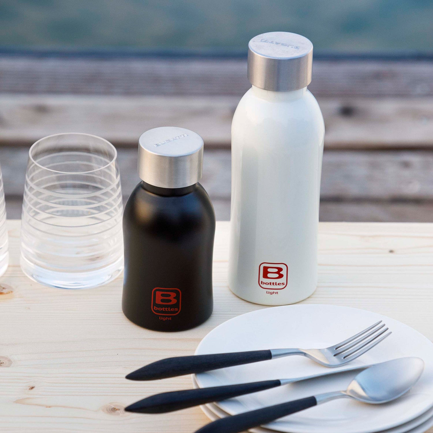 B Bottles Light 530 Ml Bianco Casa Bugatti