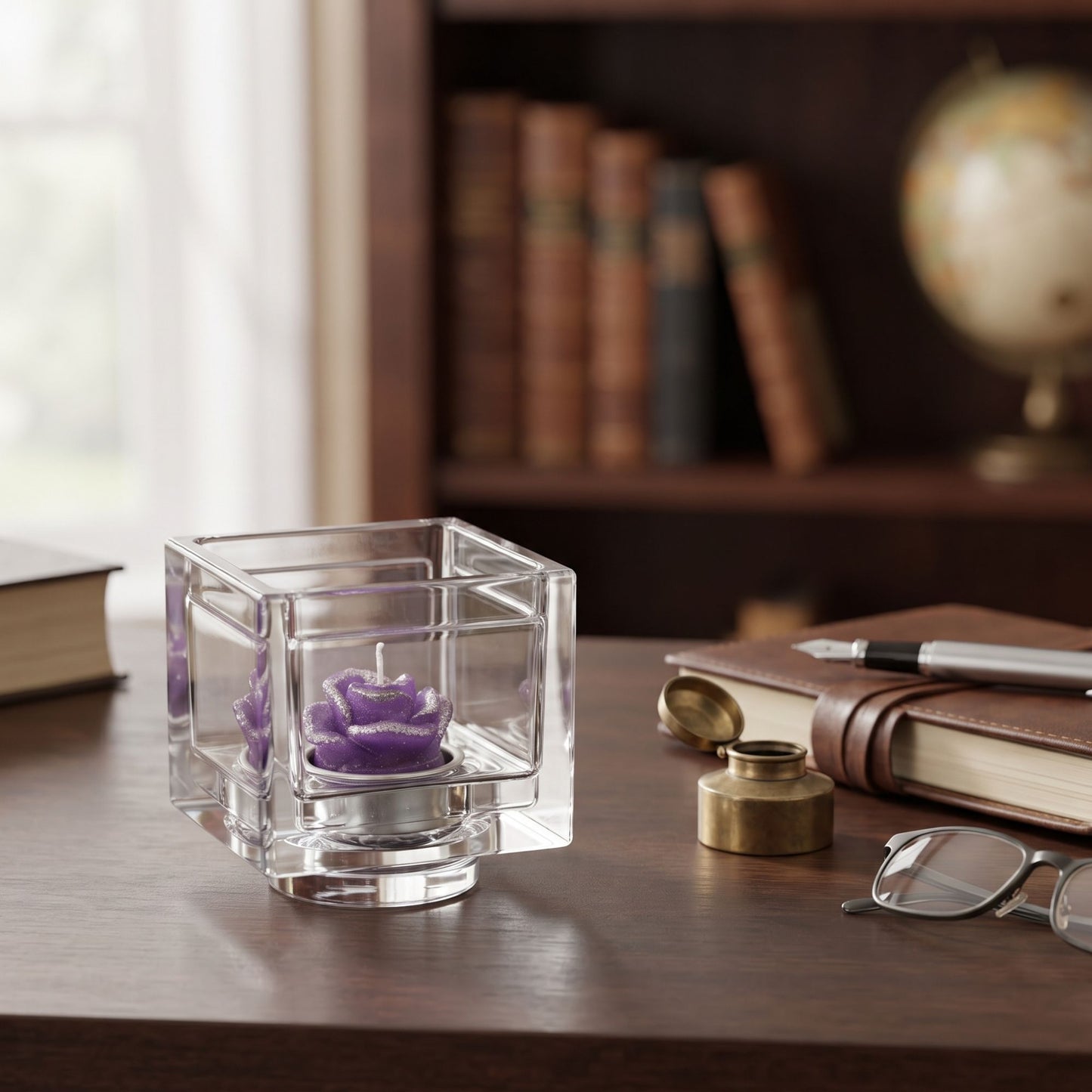 Atmosphere Tea Light Cubico Liscio Colle Vilca