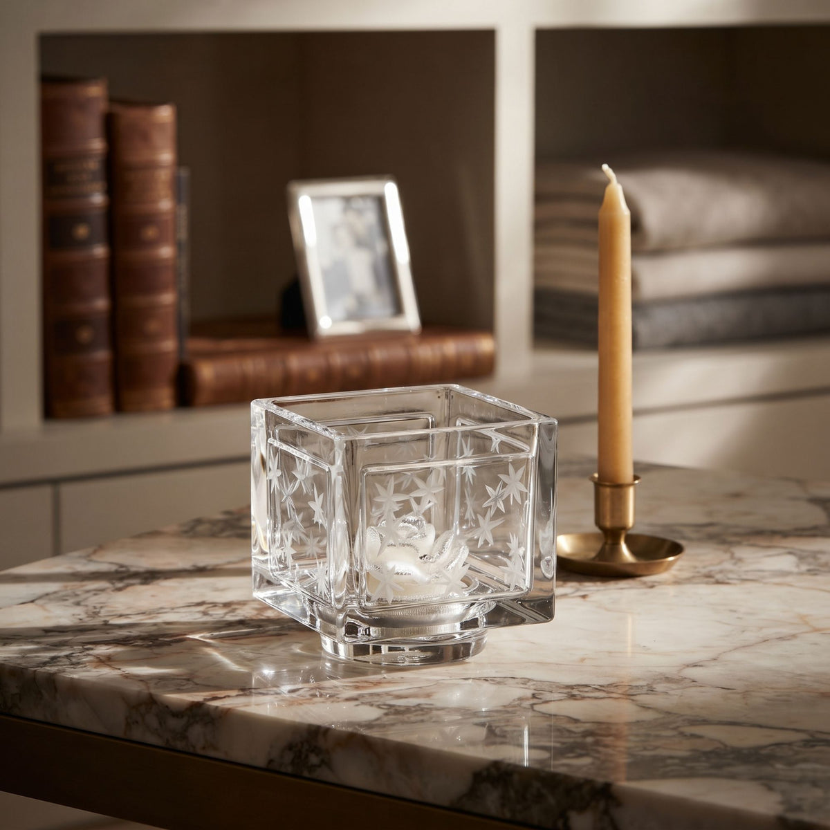 Atmosphere Tea Light Cubico Molato Colle Vilca