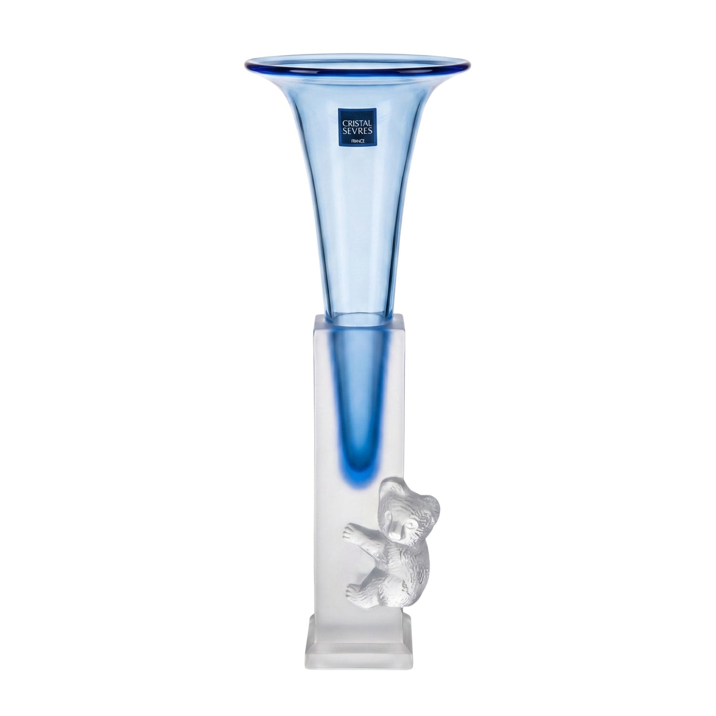 Vaso Monofiore Cristallo Cm 24 H Cristal Sevres
