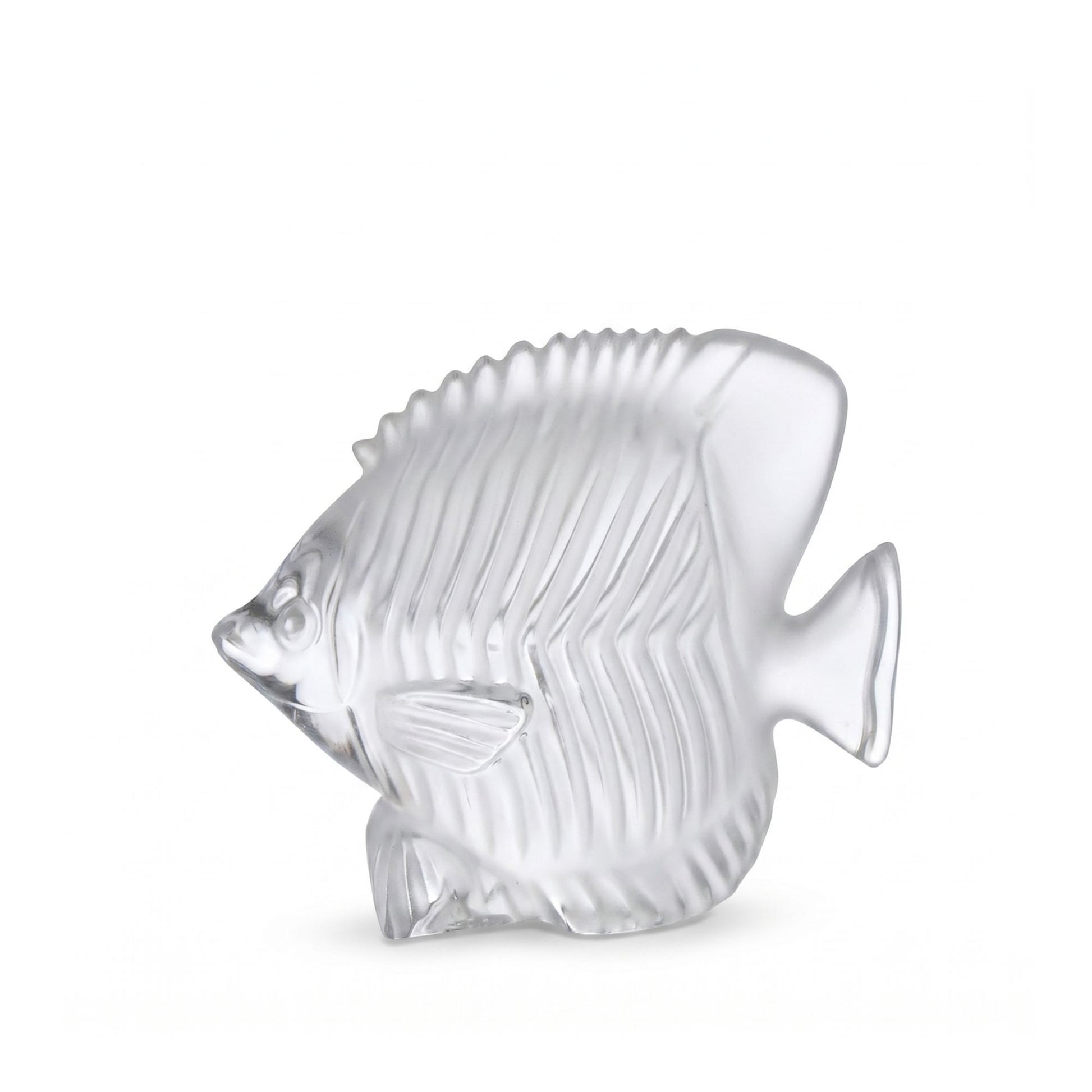 Statua Pesce Cristallo Cristal Sevres