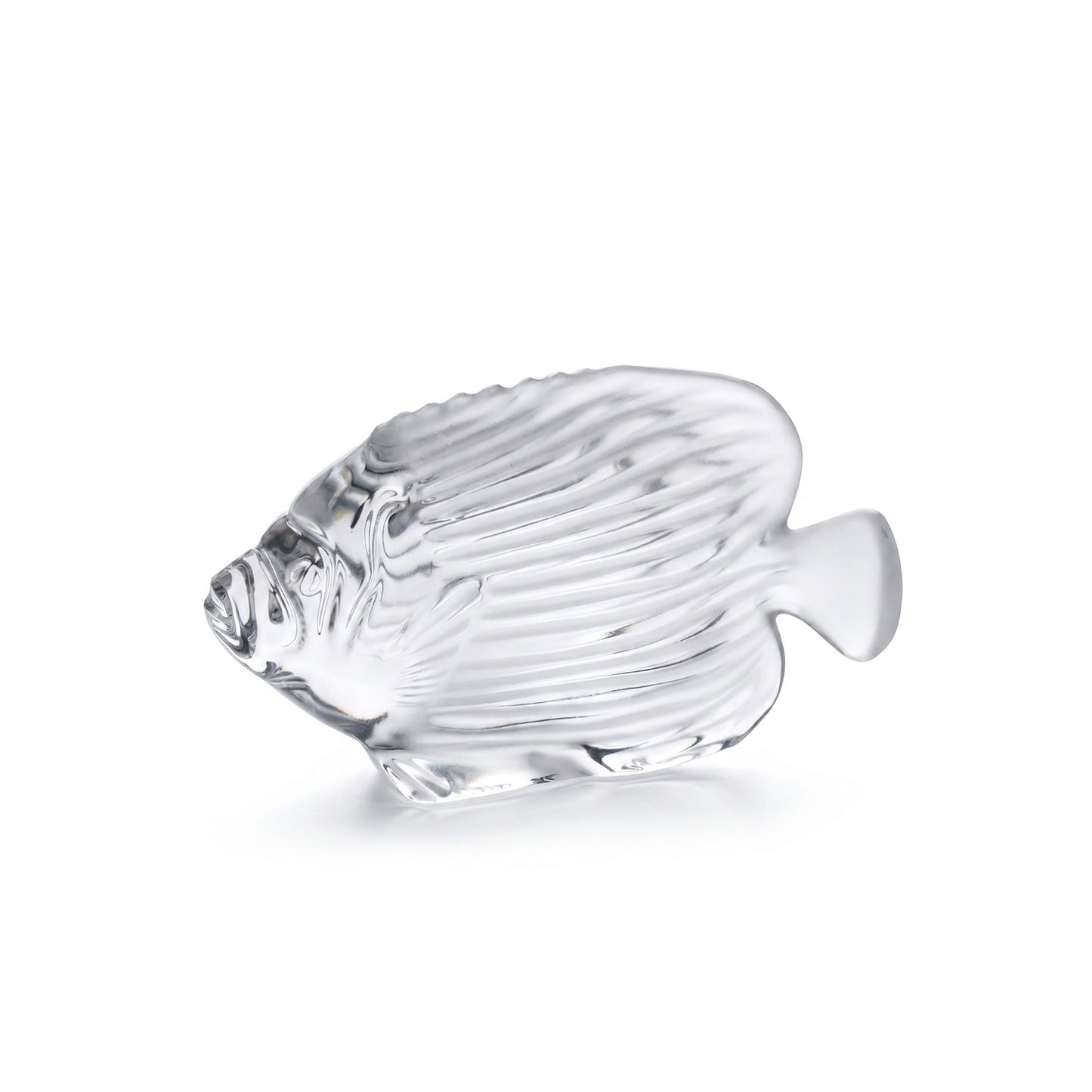 Statua Pesce Cristallo Empereur Clair Cristal Sevres