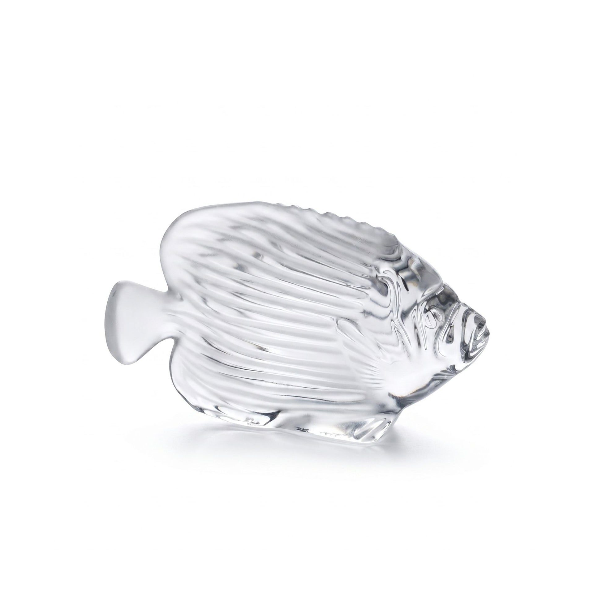Statua Pesce Cristallo Empereur Clair Cristal Sevres