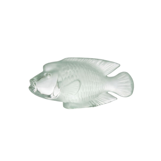 Statua Pesce Cristallo Napoleon Clair Cristal Sevres