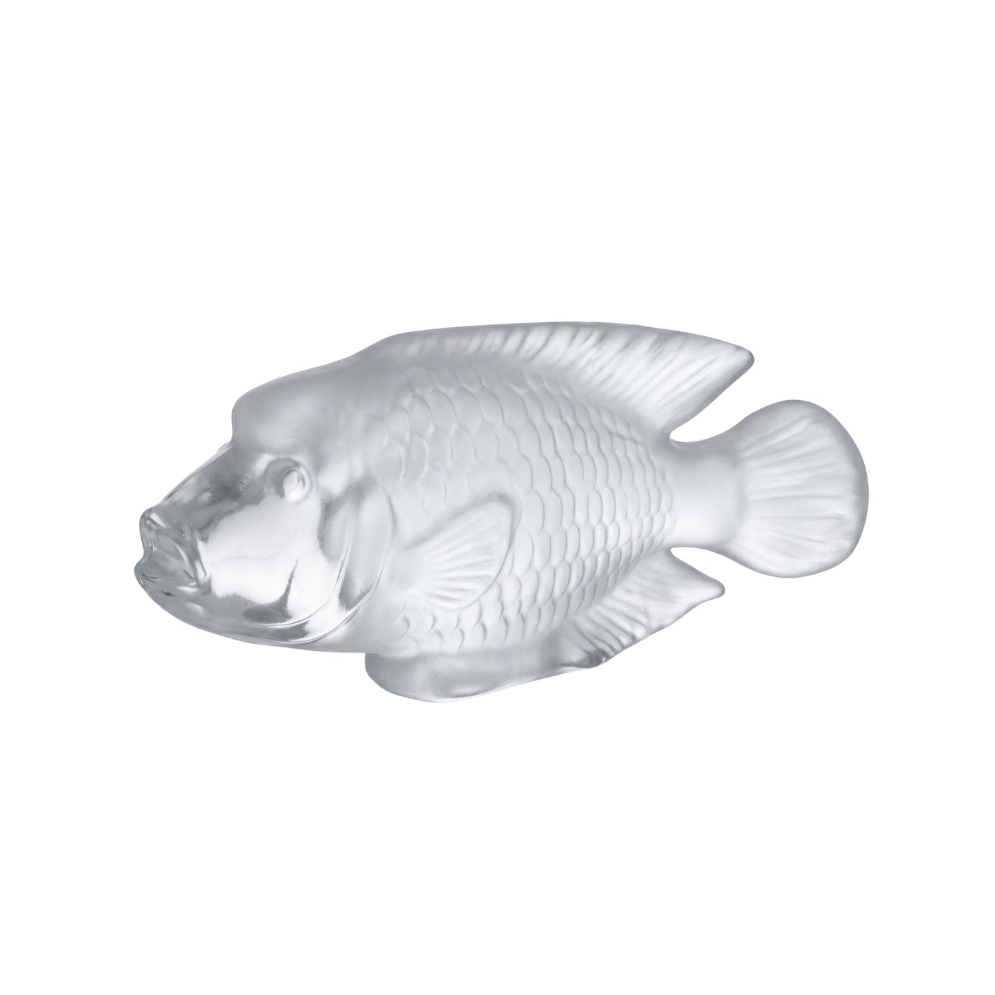 Statua Pesce Cristallo Napoleon Clair Cristal Sevres