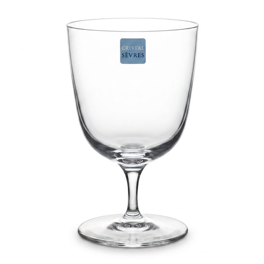 Sei Calici Acqua Jambe Courte Cristal Sevres