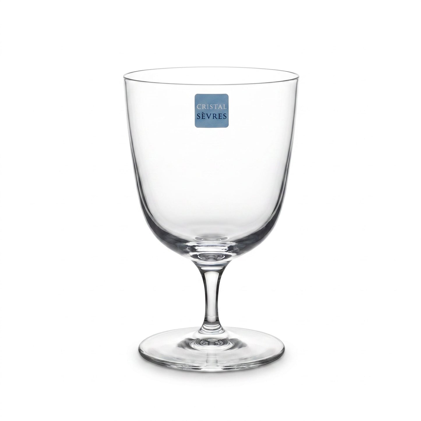 Sei Calici Vino Jambe Courte Cristal Sevres