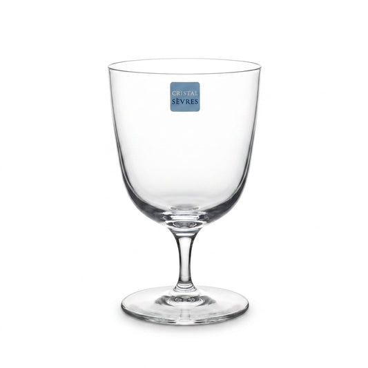Sei Calici Vino Jambe Courte Cristal Sevres