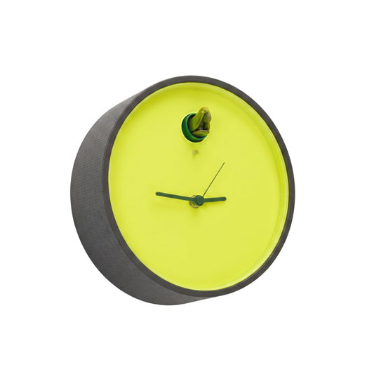 Orologio Cucu Wenge Quadrante Giallo Diamantini E Domeniconi