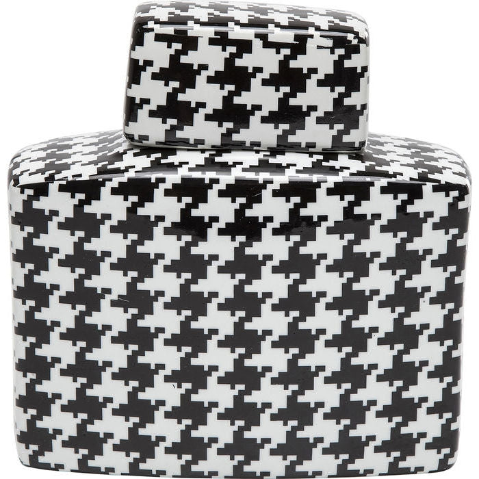 contenitore decorativo houndstooth 22cm