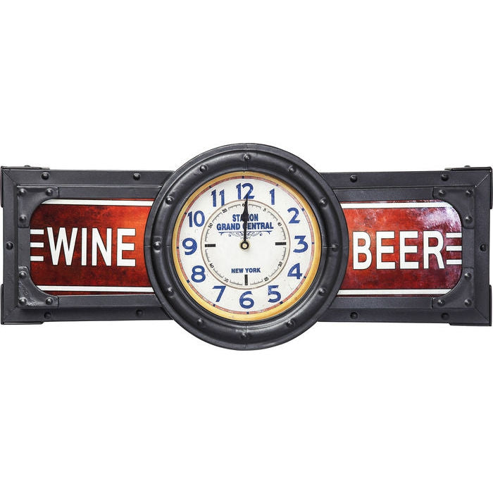 orologio complementi luminosi wine beer time