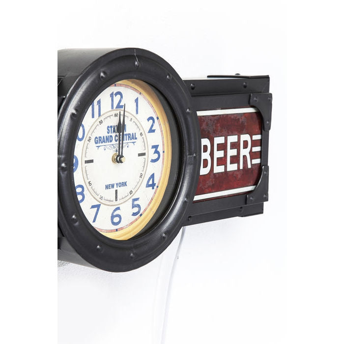 orologio complementi luminosi wine beer time