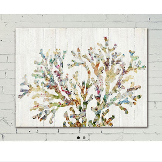 Quadro Raimbow coral  120cm