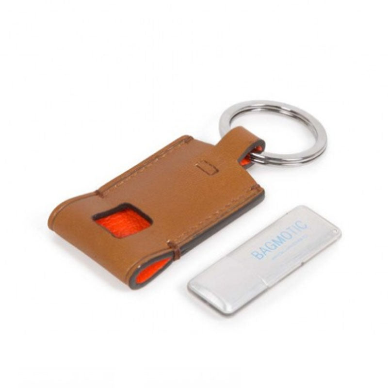 portachiavi in pelle con chiavetta usb 16gb