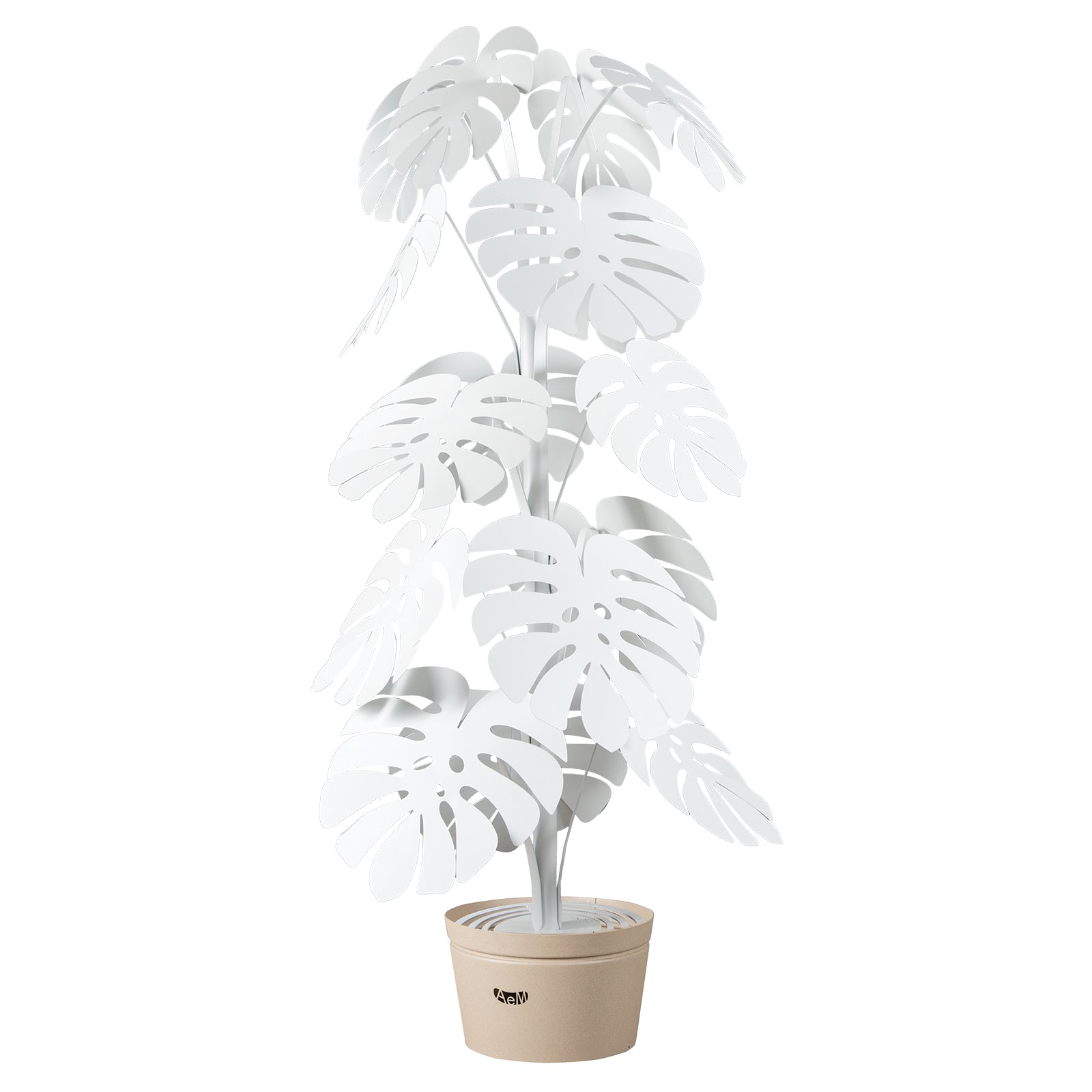 Lampada da terra moderna Monstera grande Arti E Mestieri