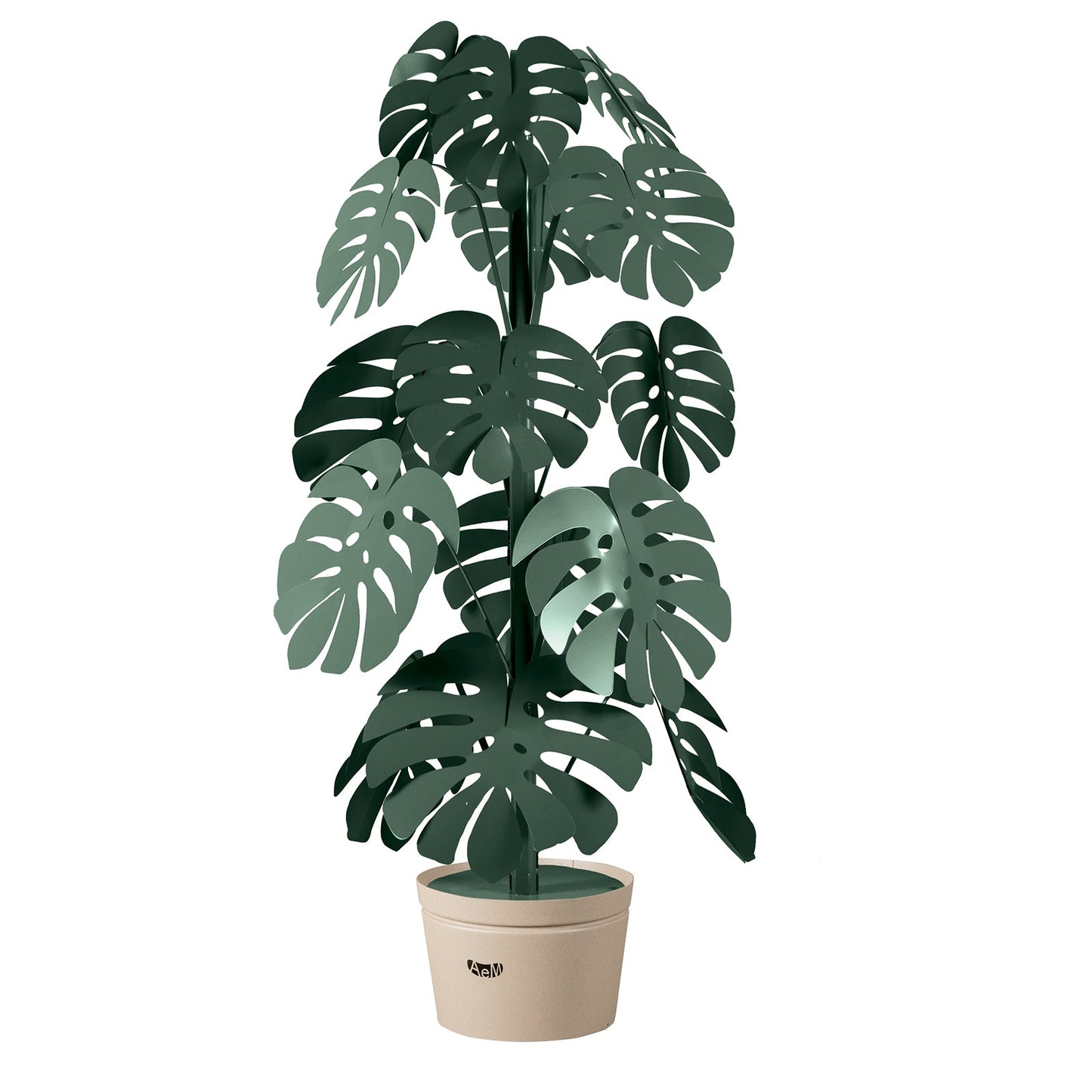 Lampada da terra moderna Monstera grande Arti E Mestieri