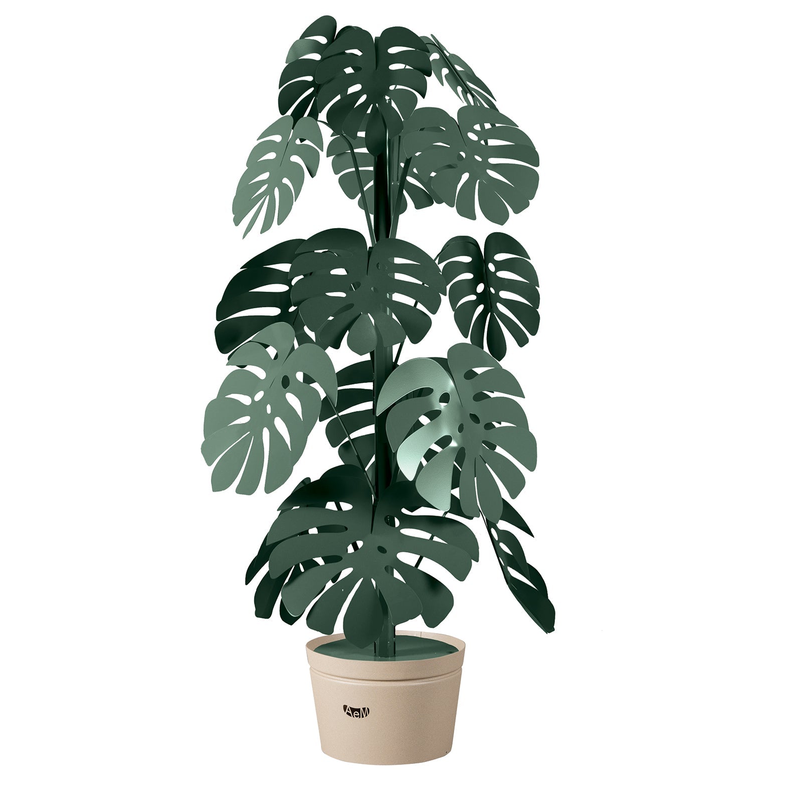 Lampada da terra moderna Monstera grande Arti E Mestieri