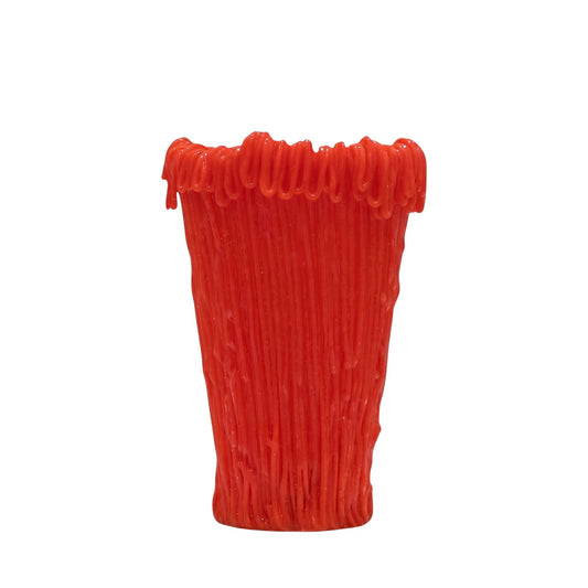Vaso Rosso Frillo Xxi Silico