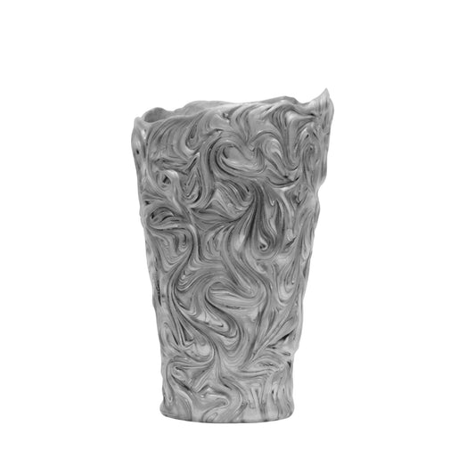 Vaso Barocco Cono Piccolo Argento Alessandro Ciffo Xxi Silico