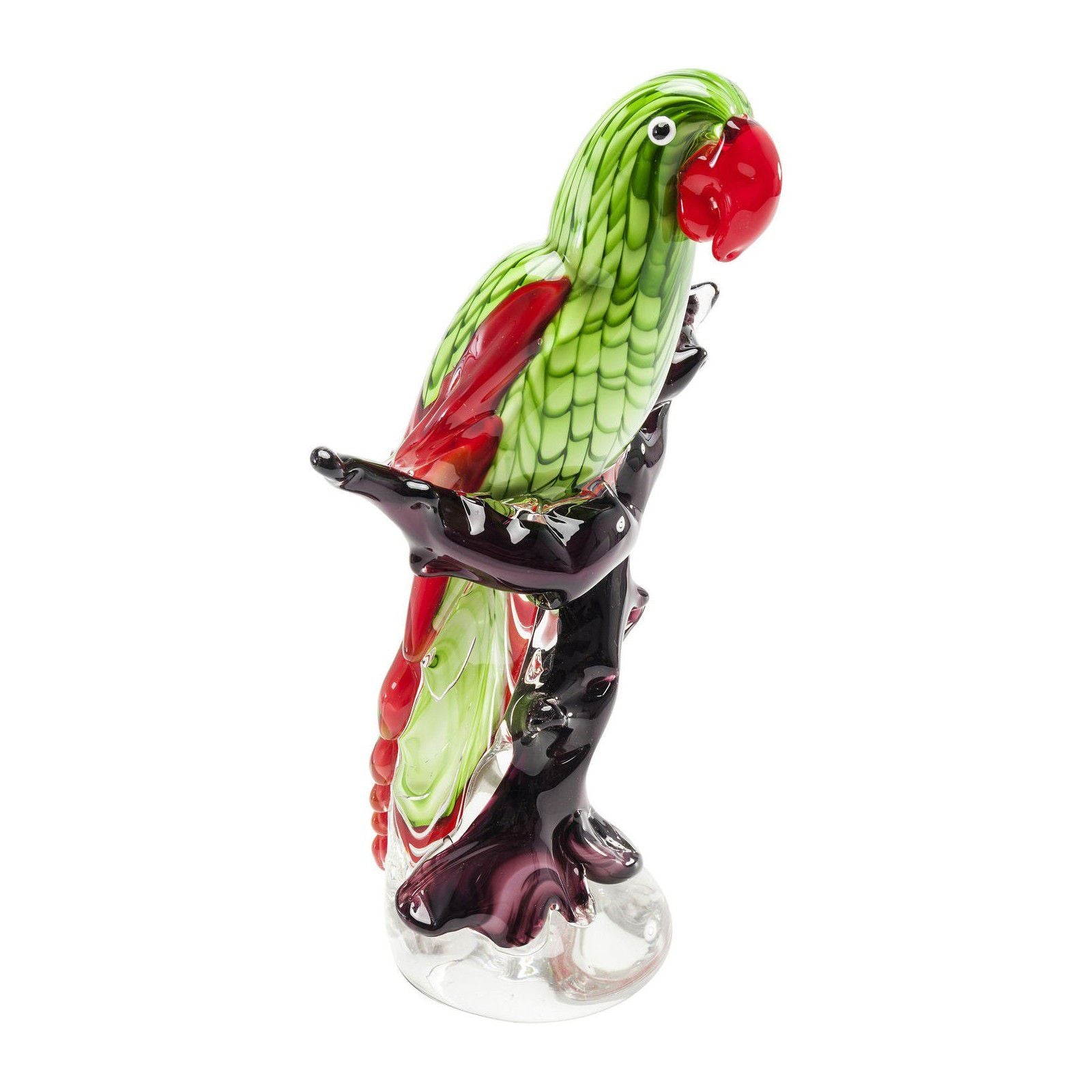 figura decorativa parrot verde