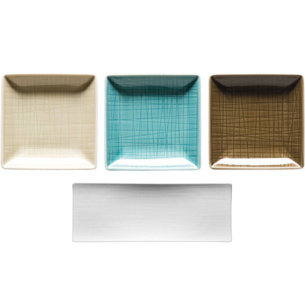 Set aperitivo colorato 4 pezzi mesh