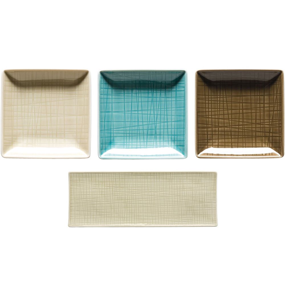 Set aperitivo colorato 4 pezzi mesh