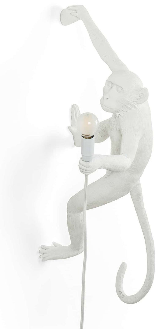 lampada scimmia appesa a Destra monkey lamp