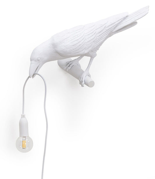 Lampada da muro uccello sinistra bird lamp