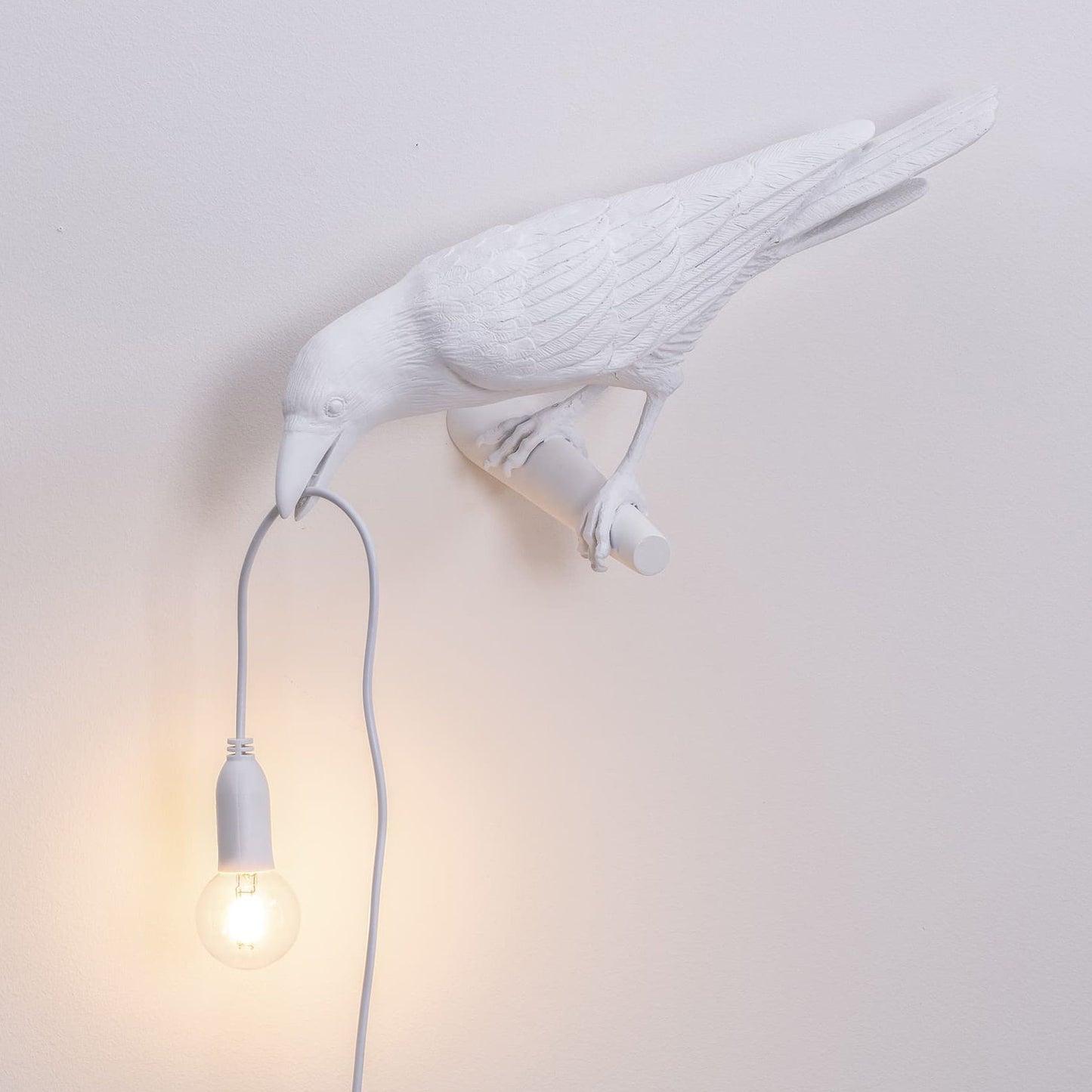 Lampada da muro uccello sinistra bird lamp