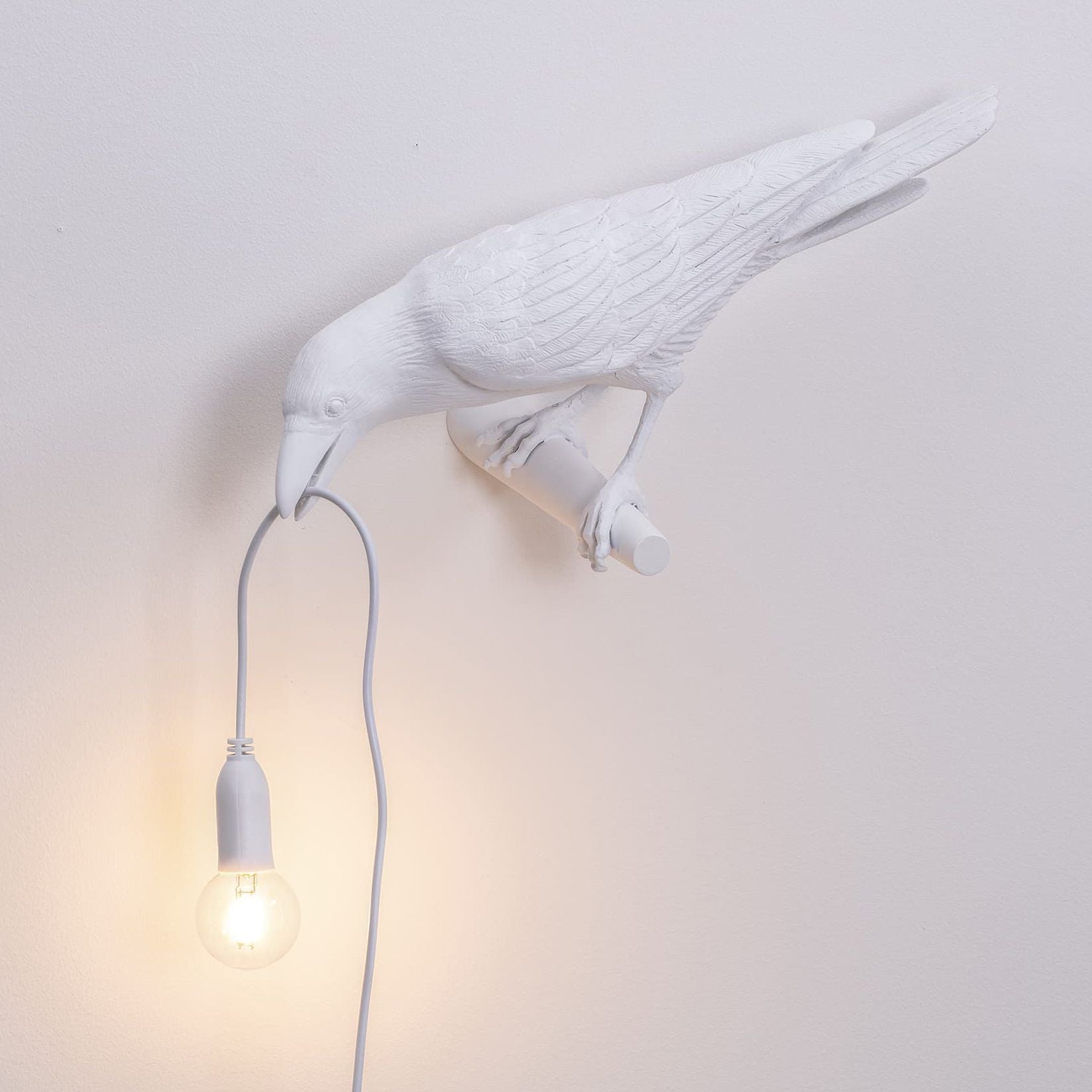 Lampada da muro uccello sinistra bird lamp