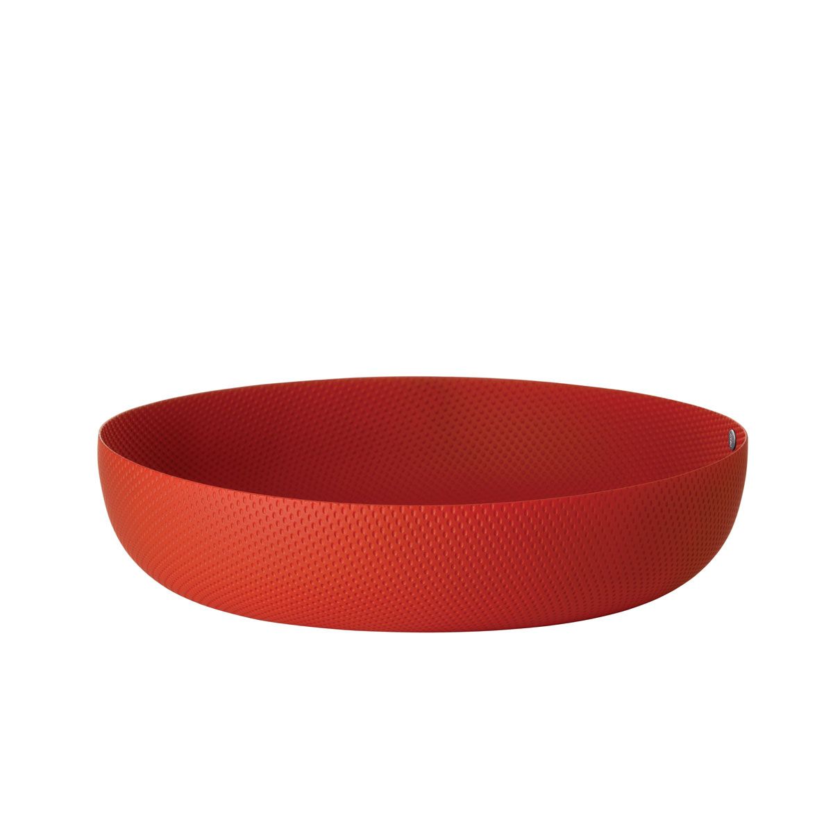 Cestino 21cm rosso extraordinary metal texture