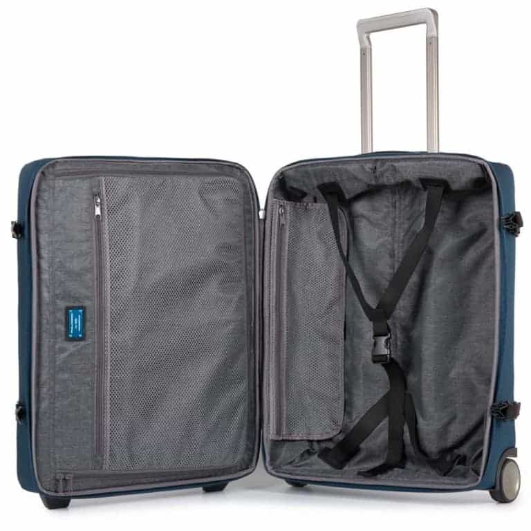 Trolley Cabin Slim 2 Ruote In Sintetico E Tessuto Piquadro