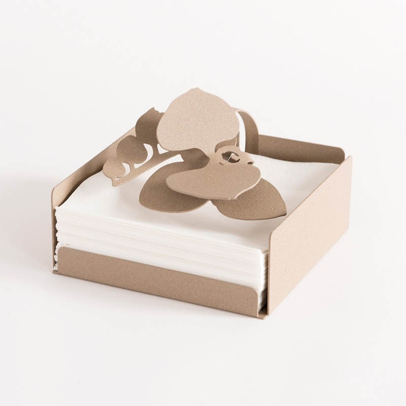 porta tovaglioli orchidea beige