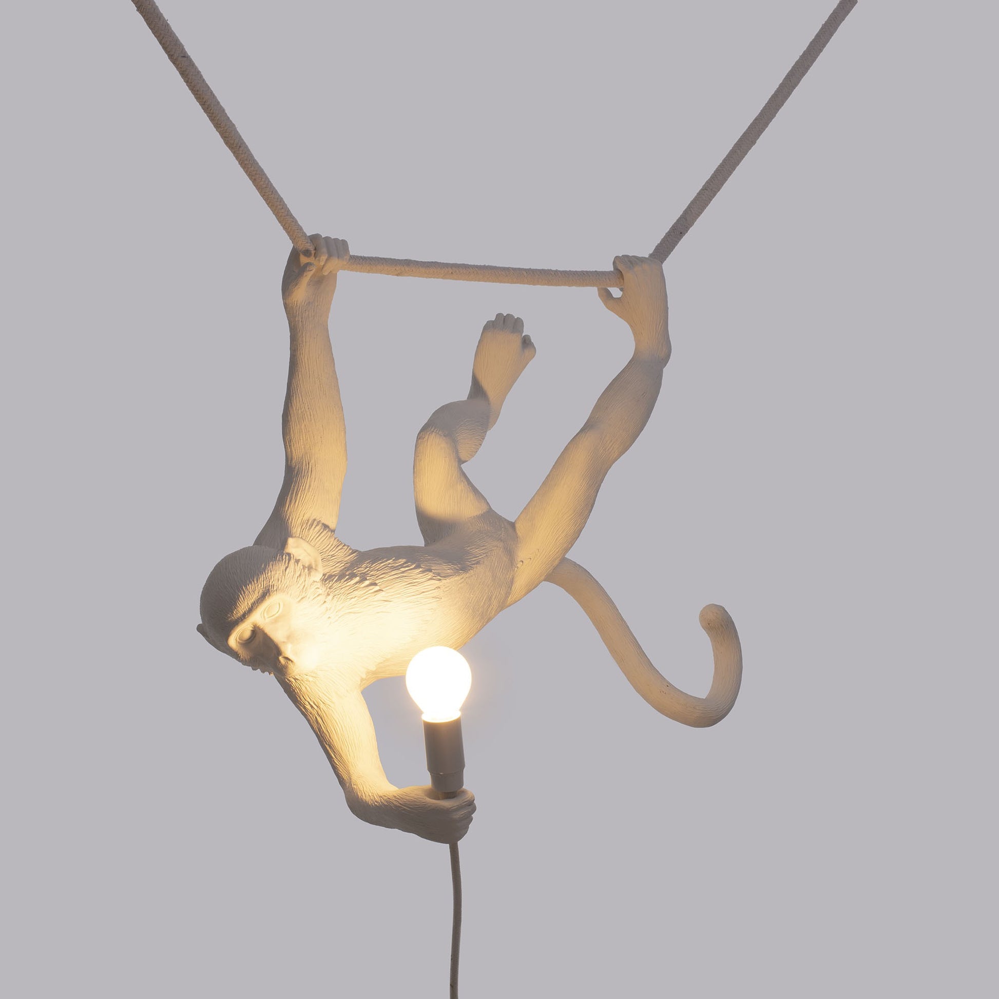 lampadario scimmia sdraiata swing monkey lamp