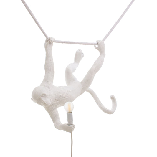 lampadario scimmia sdraiata swing monkey lamp