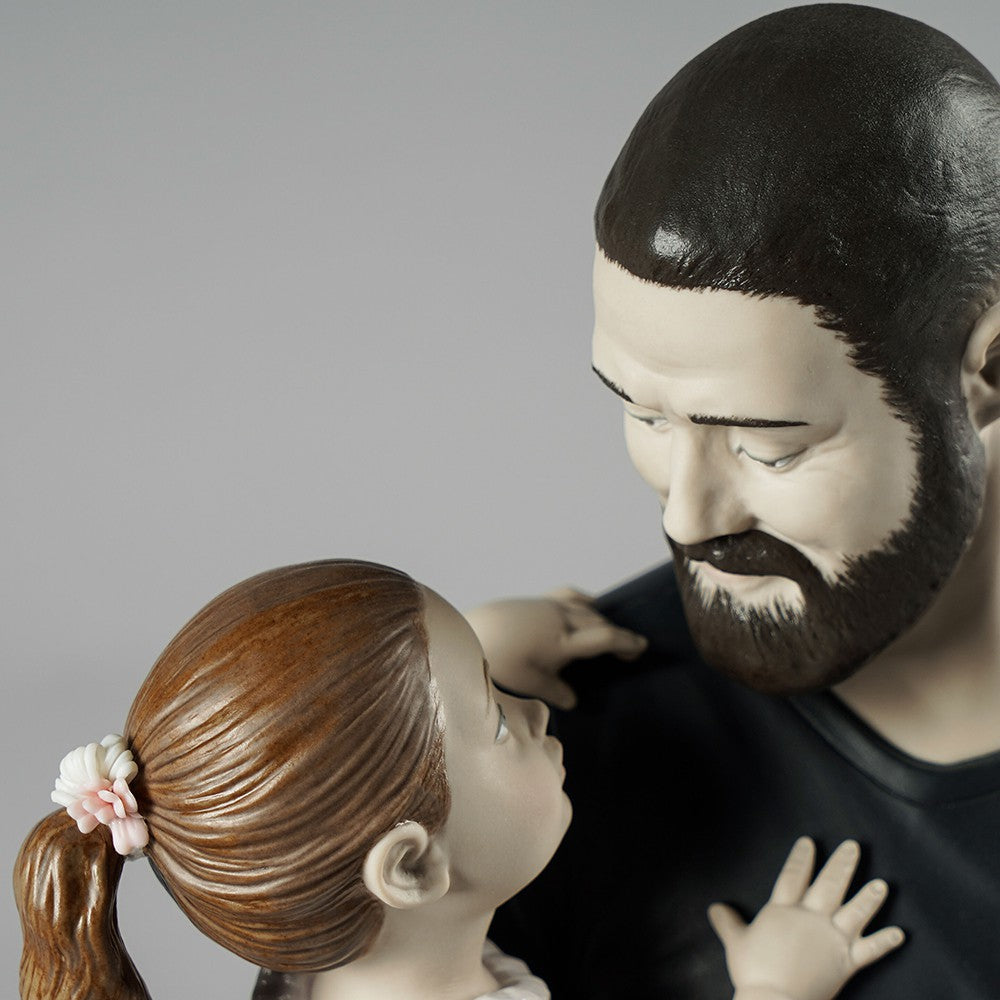 Statua padre e figlia