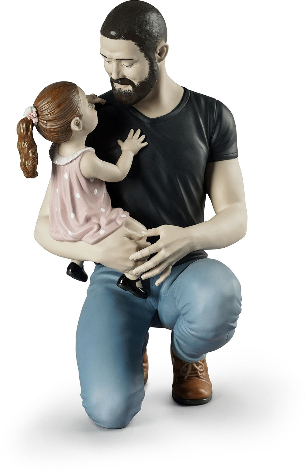 Statua padre e figlia