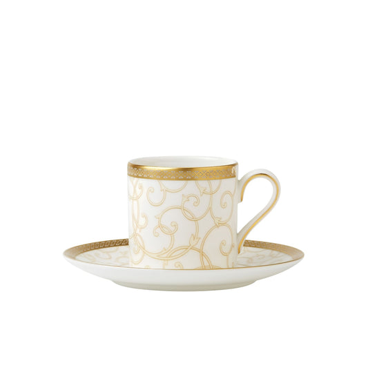 Set 6 Tazze Caffe Con Piattino Celestial Gold Wedgwood